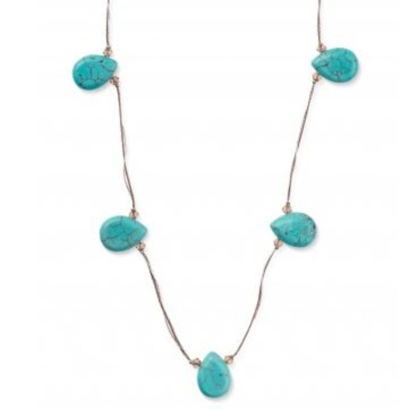 Stella & Dot Jewelry - :: S&D [Retired] Threaded Turquoise Necklace